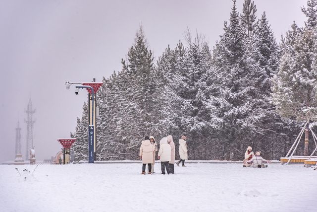 漠河北極星廣場：中國最北城市地標建築，到了雪季美如畫！