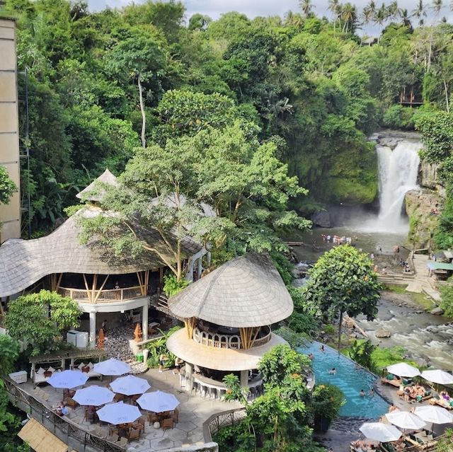 amazing waterfall in Bali 