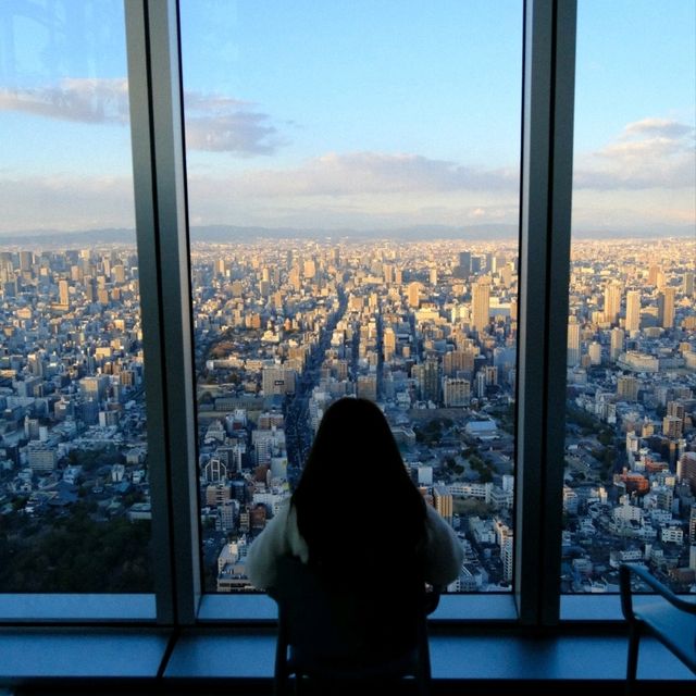 浪漫日落與美食之旅：阿倍野觀望台與通天閣大街探秘