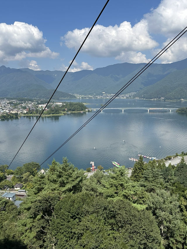 【河口湖纜車旅遊日記：高處看下的景色令人流連忘返！】