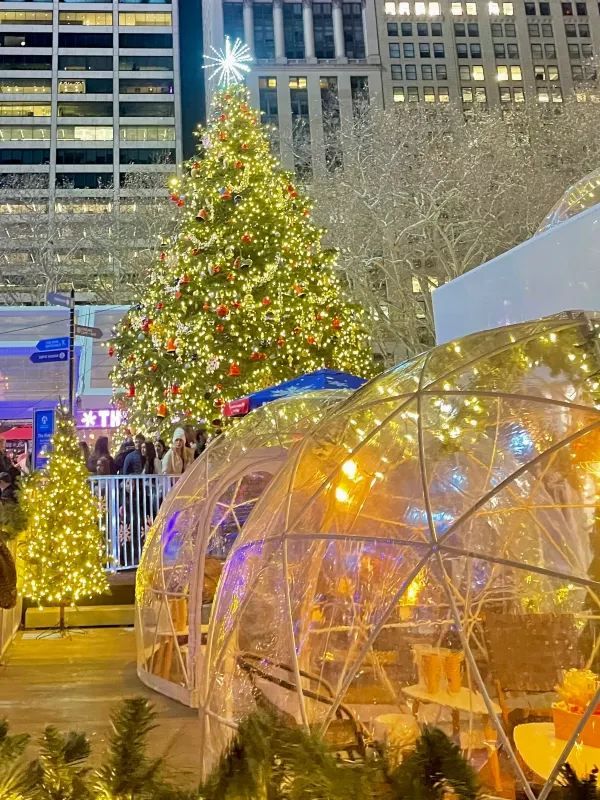 Bryant Park in NYC this year