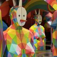 Artistic universe of Okuda in Madrid