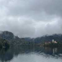 Fairly Take Lake Bled in Autumn, Slovenia