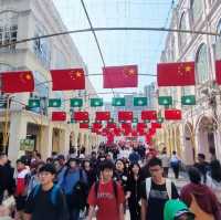 Macao Sets up Decorations to Celebrate 25th Anniversary