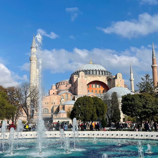 The beautiful architecture of Hagia Sophia