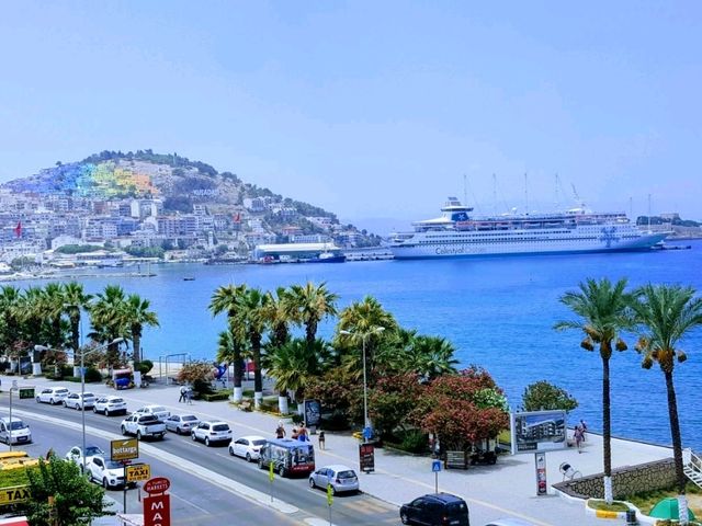 Charming coastal town of Kusadasi, Turkiye