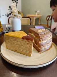 Discover Cafe Hopping Mile crepe cake @MRT Pasar Seni