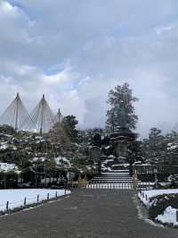 石川　金沢、兼六園の雪景色❄️