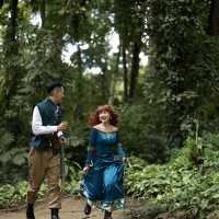 Magical Moments at Kuang Si Waterfall: A Dreamy Disney-Themed Pre-Wedding Shoot