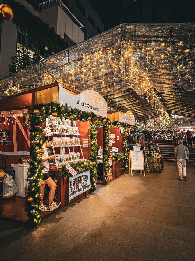 Christmas Decorations at One Holland Village Mall