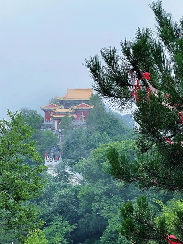 陝西西安鐘南山南五台｜去往王維詩裡-雲頂天宮。