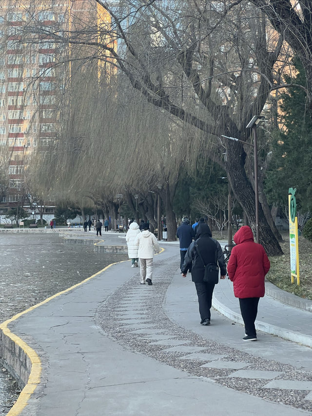 鬧中取靜的休閒之所，團結湖公園