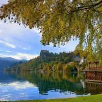 Lake bled is so beautiful in autumn 