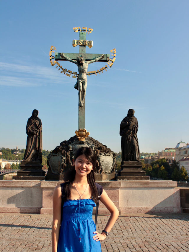 Morning Serenity: A Peaceful Stroll on Charles Bridge