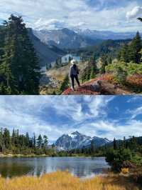 Mt Baker 賞秋Chain Lakes 徒步