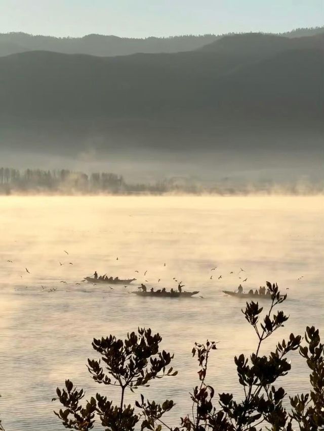 12.31.瀘沽湖晨霧美瘋！真心提醒要來的……