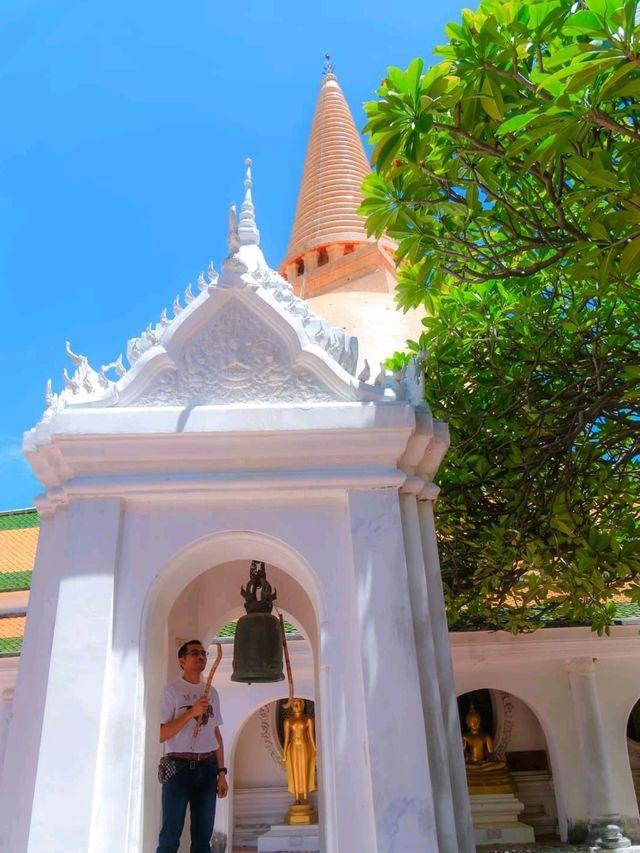 ทำบุญที่วัดพระปฐมเจดีย์ จ.นครปฐม 🙏