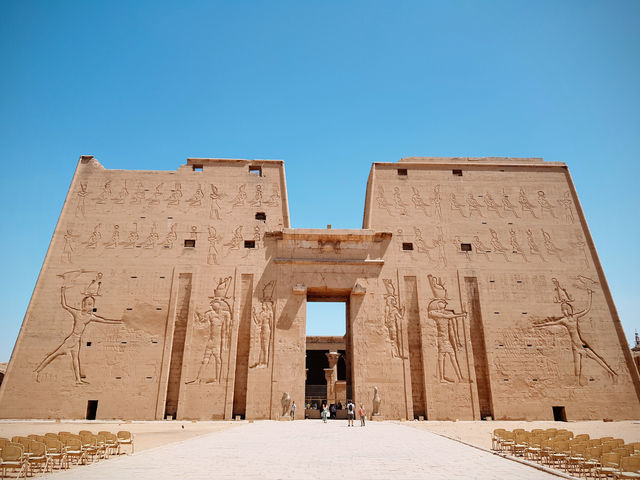 Journey to discover ancient Egyptian history at Edfu Temple