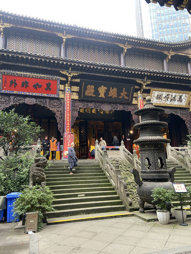 🪷藏於小什字中的神秘角落|重慶羅漢寺⛩️😌