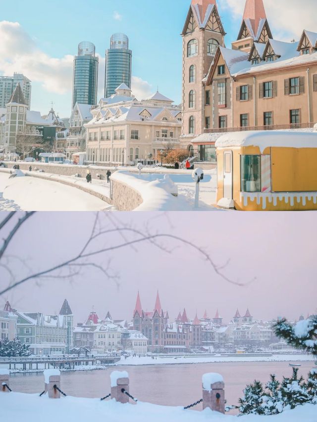 煙台雪景