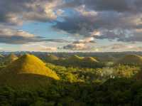 The Chocolate Hills: remarkable geological formation and iconic hills in the island of Bohol. 