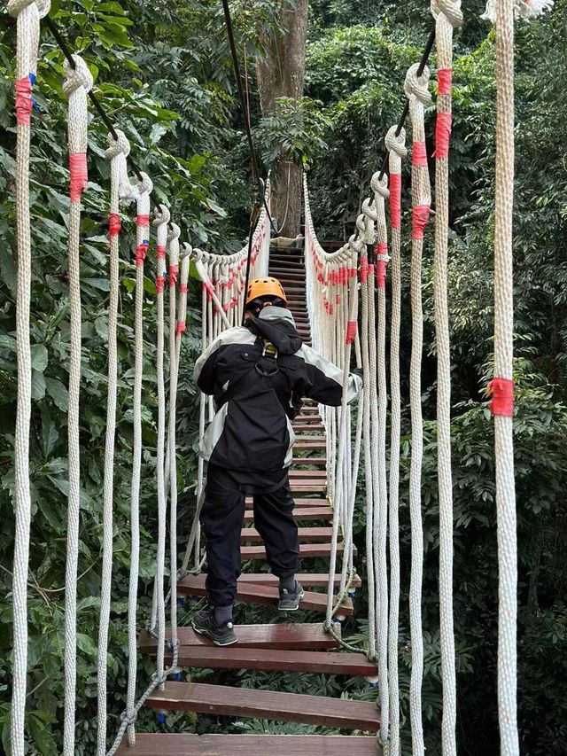 西雙版納叢林飛躍玩法