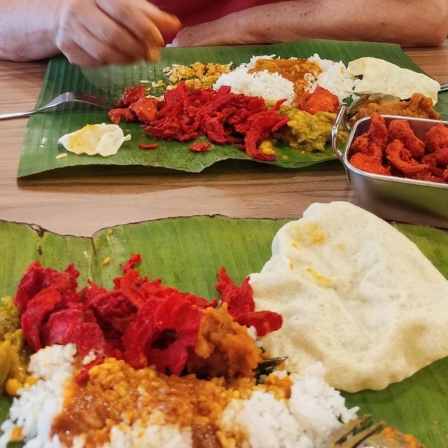 Banana Leaf Rice 5 mins from Penang Airport 