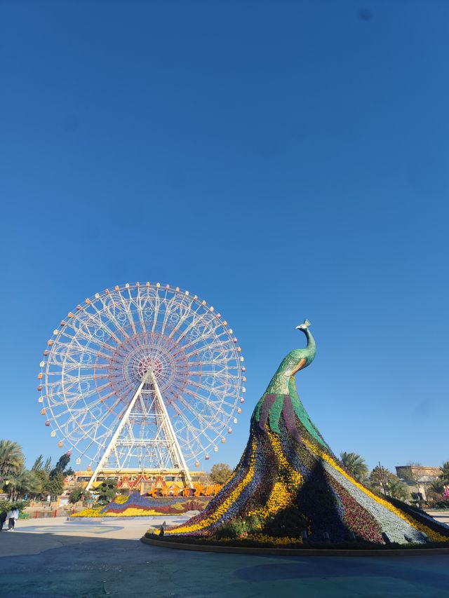 在昆明過冬是實在太治癒了，夕陽下的無邊溫泉泡池