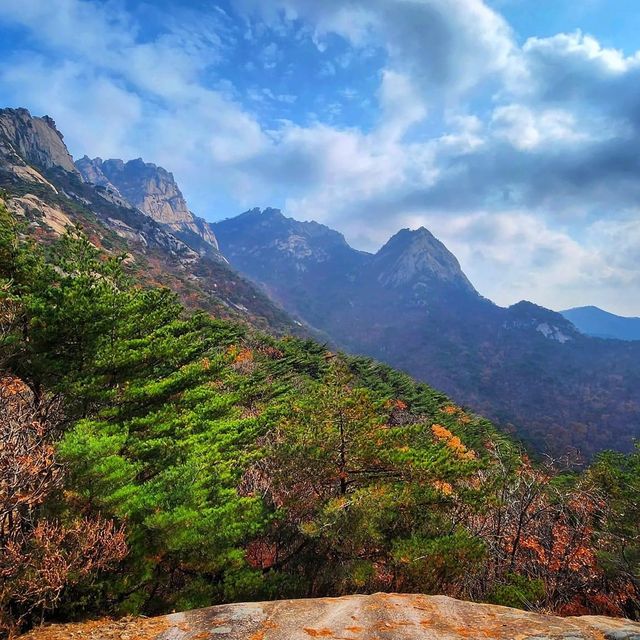 Beautiful Autumn Of Bukhansan National Park 