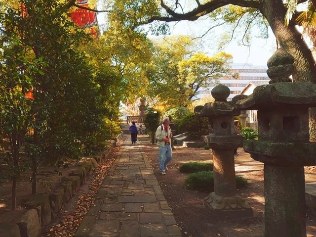 隱藏在繁華城市的寺廟建築群