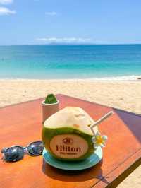 The water turns gradually blue from clear and the sand is fine, making it the most beautiful beach in Bali.