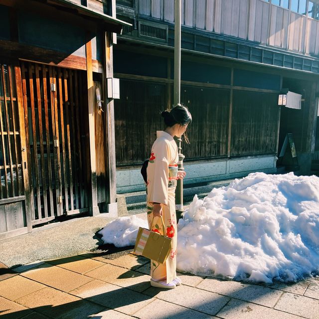 日本金澤東茶屋街/久連波和服體驗/懷華樓參觀與抹茶美食體驗