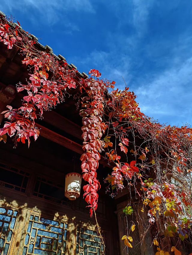 北京 city walk 第十三站：秋天的古北水鎮 ing。