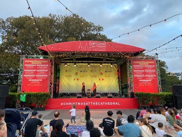 Don't Arrive Too Early for St Mary Cathedral's Light Show in Sydney