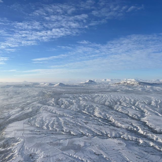 Christmas Magic in Snowy Cappadocia