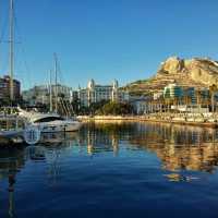 Walking at Alicante marina