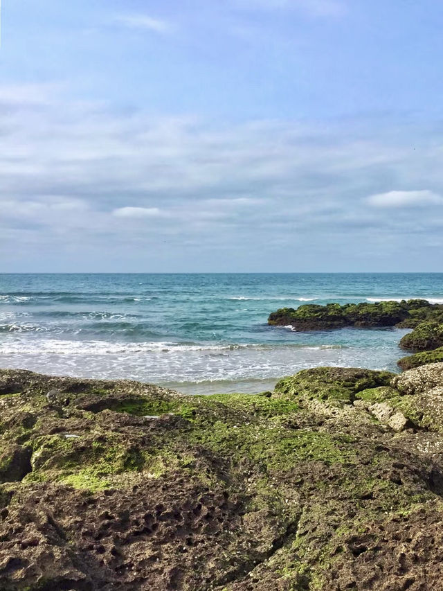 白沙湾的海风與沙語