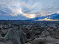 Winter Glow: Red Valley's History-Laden Sunset