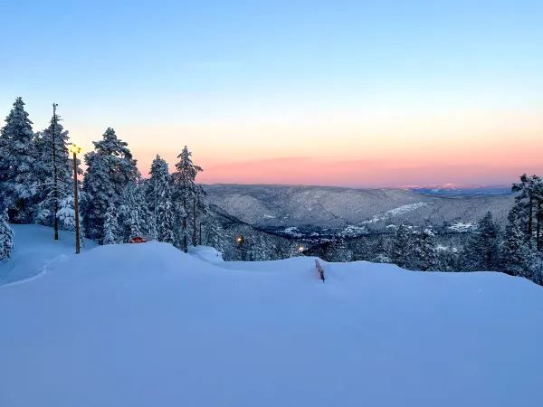 Skiing Near Oslo, Norway