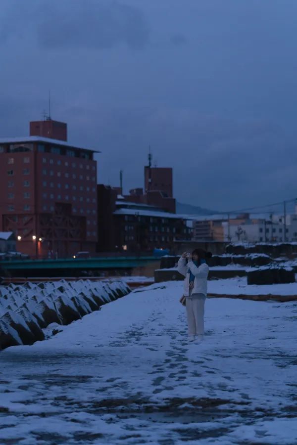 開盲盒的日本北海道冬季天氣📷