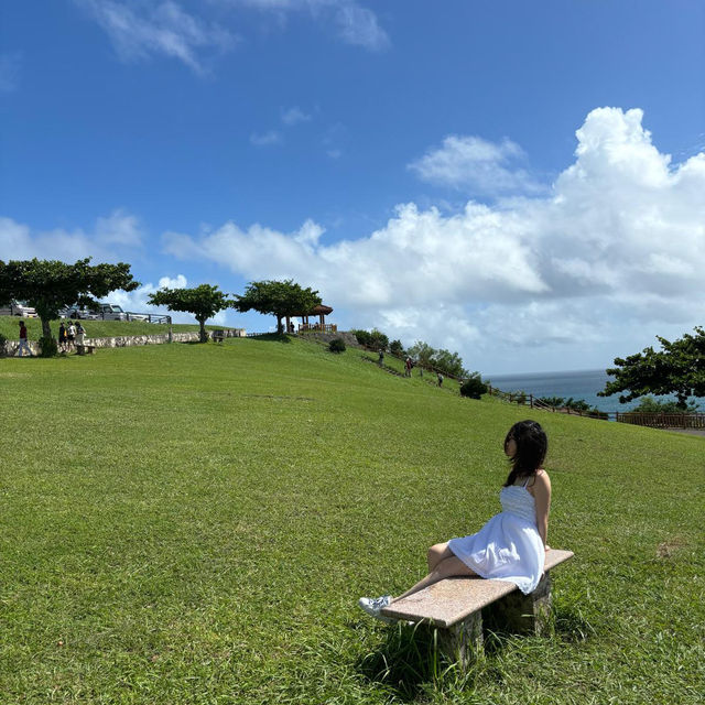 沖繩知念岬公園 隨手影都是仙境級美照