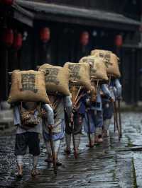 重慶石柱西沱古鎮丨1314步雲梯老街，巴山背二哥，巴鹽古道