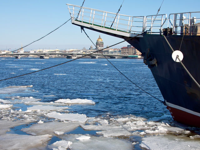 Charm of river Neva