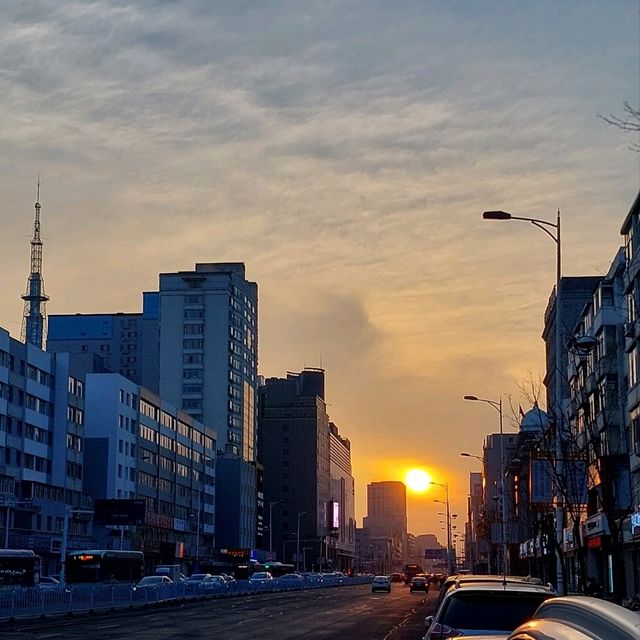 연변조선족자치주 방문 첫 도착해던 도시 연길!