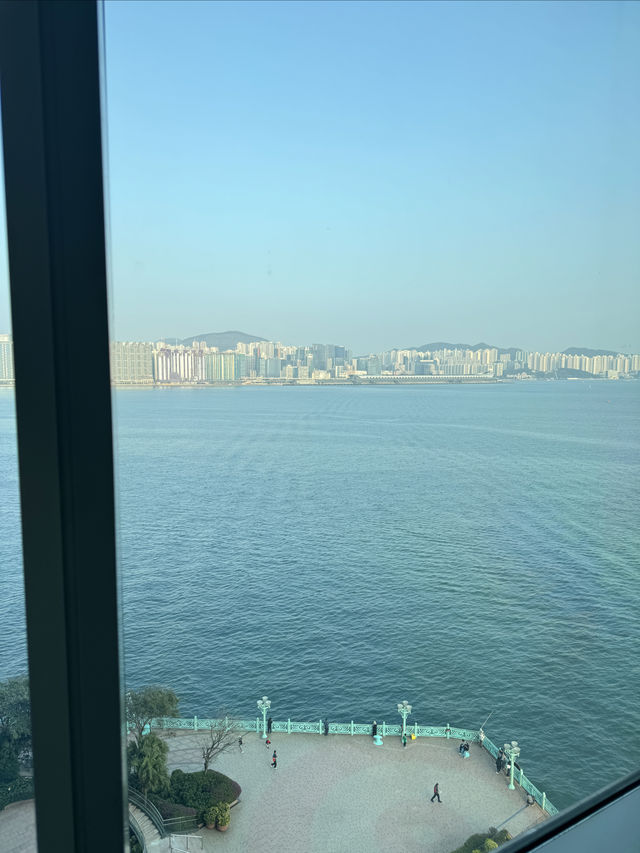 香港九龍海逸君綽酒店的海景房視野超好