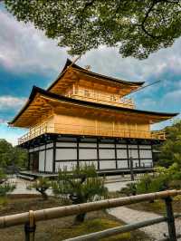 The Golden Pavilion of Kinkaku-ji in Kyoto 🇯🇵