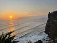 The Stunning Sunset at Uluwatu Temple