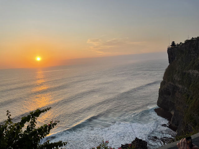 The Stunning Sunset at Uluwatu Temple