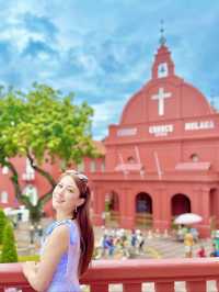 【マレーシア🇲🇾】大人女子旅にぴったり！ピンクの教会がかわいい世界遺産の街マラッカ⛪️💗