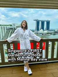 Singapore’s FIRST Garden-in-a-Hotel with Marina Bay view! 